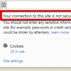 Google Chrome warns users when websites are unsecured